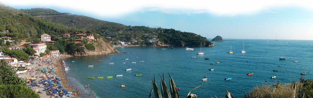 Panoramica sulla spiaggia di Morcone