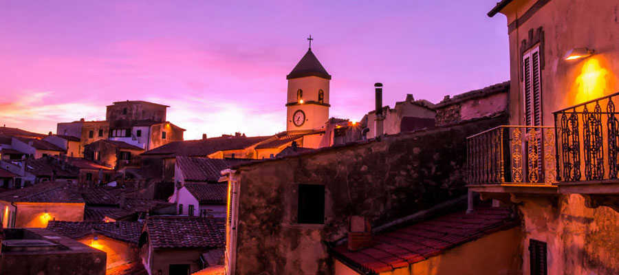 Capoliveri Kleine BergbauDorf auf der Insel Elba. Residence Cala